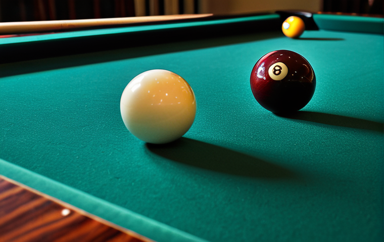 당구 테이블 설치 비용 - Billiard Room Scene**

"A well-lit billiard room in a modern Spanish home. A classic wooden billiard...