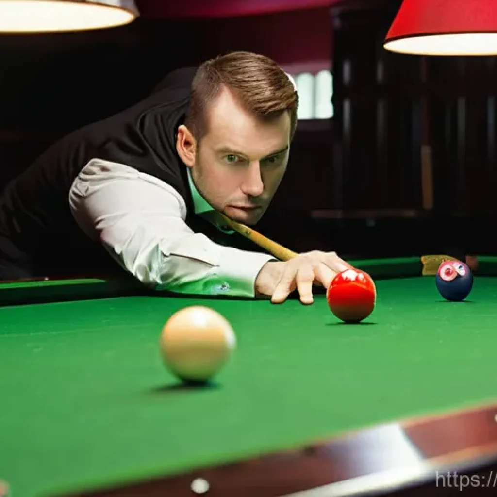 당구 거리 측정 기구 - **Prompt 1: The Precision Shot**
    A male billiard player, aged around 30-40, dressed in a smart, ...